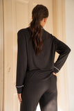 Pyjama Modal Noir Long