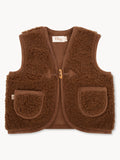 Teddy Gilet Bruin