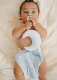 Pacifier Cloth Moon Baby Blue