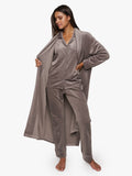 Kimono Velours Gris