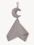 Attache tétine Mousseline Hydrophile Moon Gris