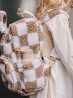 Backpack Maxi Chequered Brown