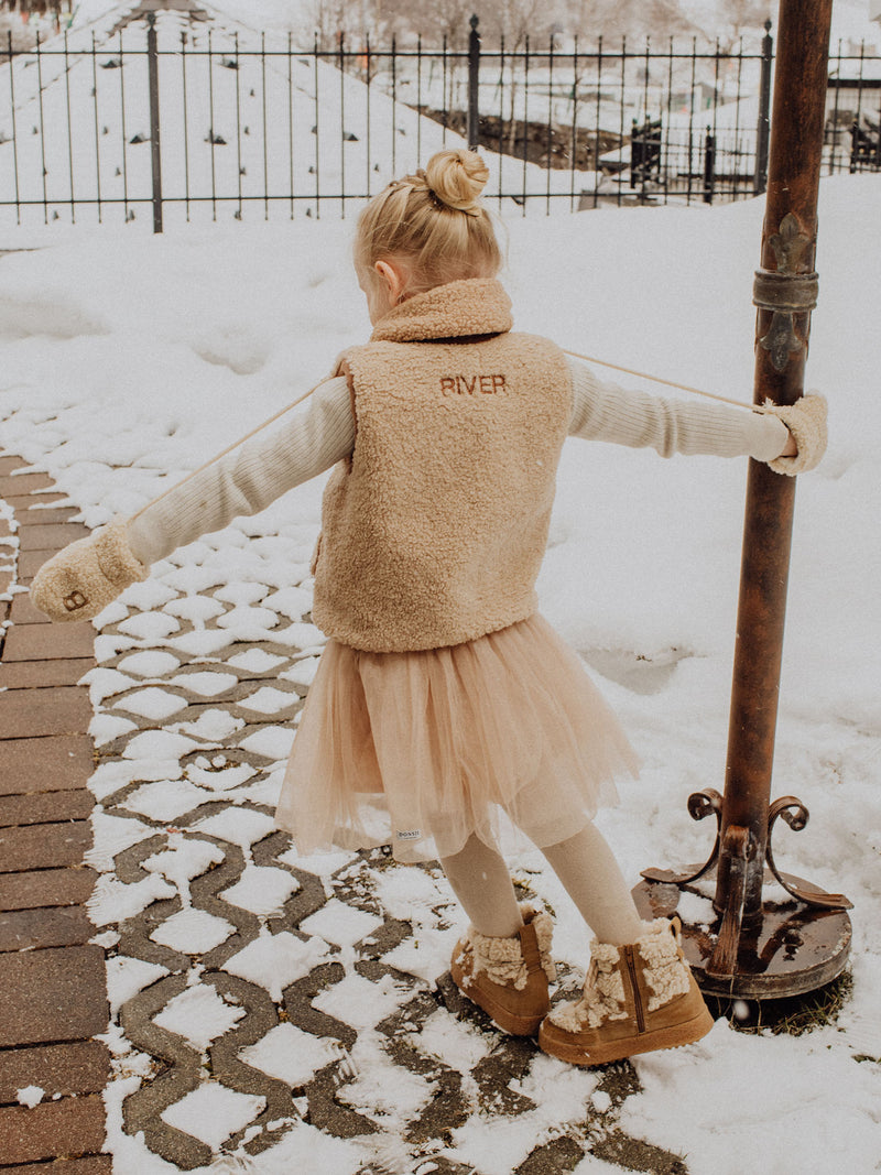 Teddy Cardigan Beige