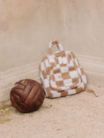 Backpack Chequered Brown