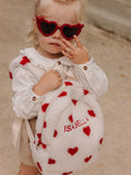 Backpack Hearts Cream