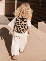 Mochila Leopardo Beige/Negro