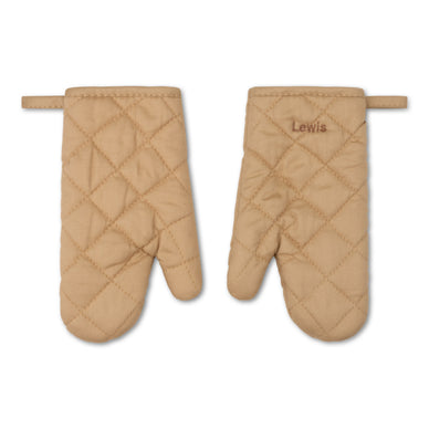 Oven Mitten Taupe Kids