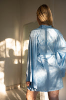 Kimono Flared Himmelblau