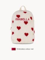 Backpack Hearts Cream