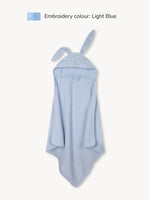 Badecape Hase Babyblau