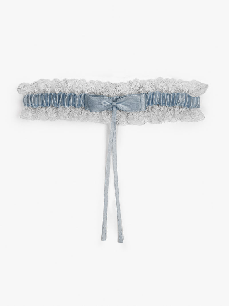 Strumpfband Blau