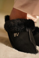 Slipper Suede Black