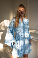 Kimono Flared Himmelblau