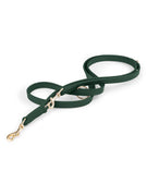 Hands-free Dog Leash Leather Green