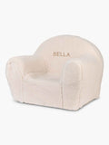 Fauteuil en Peluche Crème