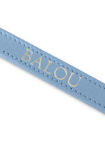 Hands-free Dog Leash Leather Blue