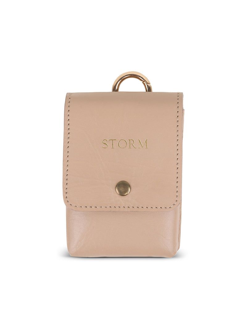 Poepzakjeshouder Leer Beige