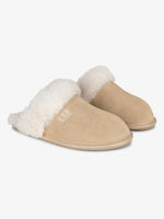 Pantufla de Ante Beige