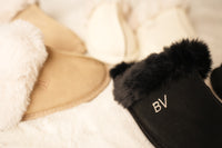 Slipper Suede Black