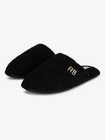 Pantoffel Teddy Black
