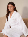 Bademantel Schneeweiß