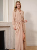 Peignoir Teddy Beige Long