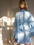 Kimono Flared Himmelblau