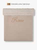 Teddy-Decke Beige