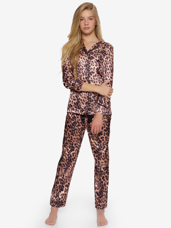 Pyjama Leopard Lang Kinder