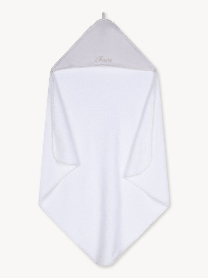 Capes De Bain Pailletée Crème