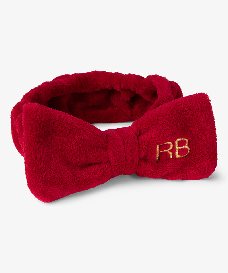 Bandeau Nœud Rouge Foncé