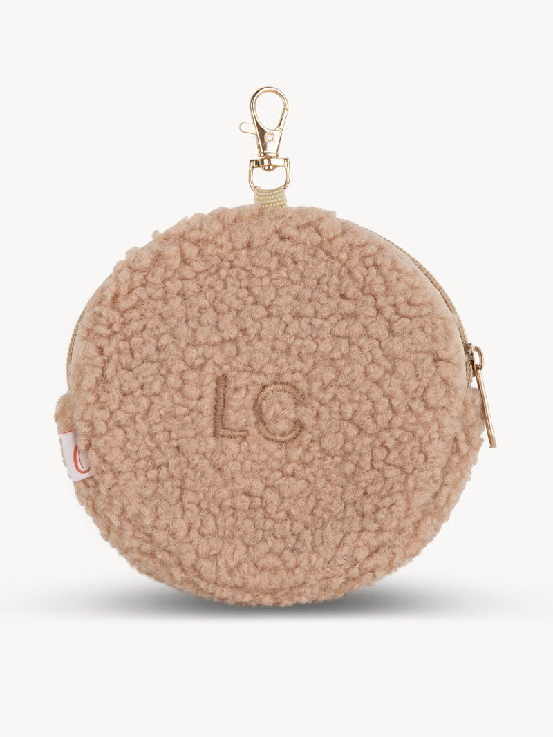 Monedero Peluche Beige