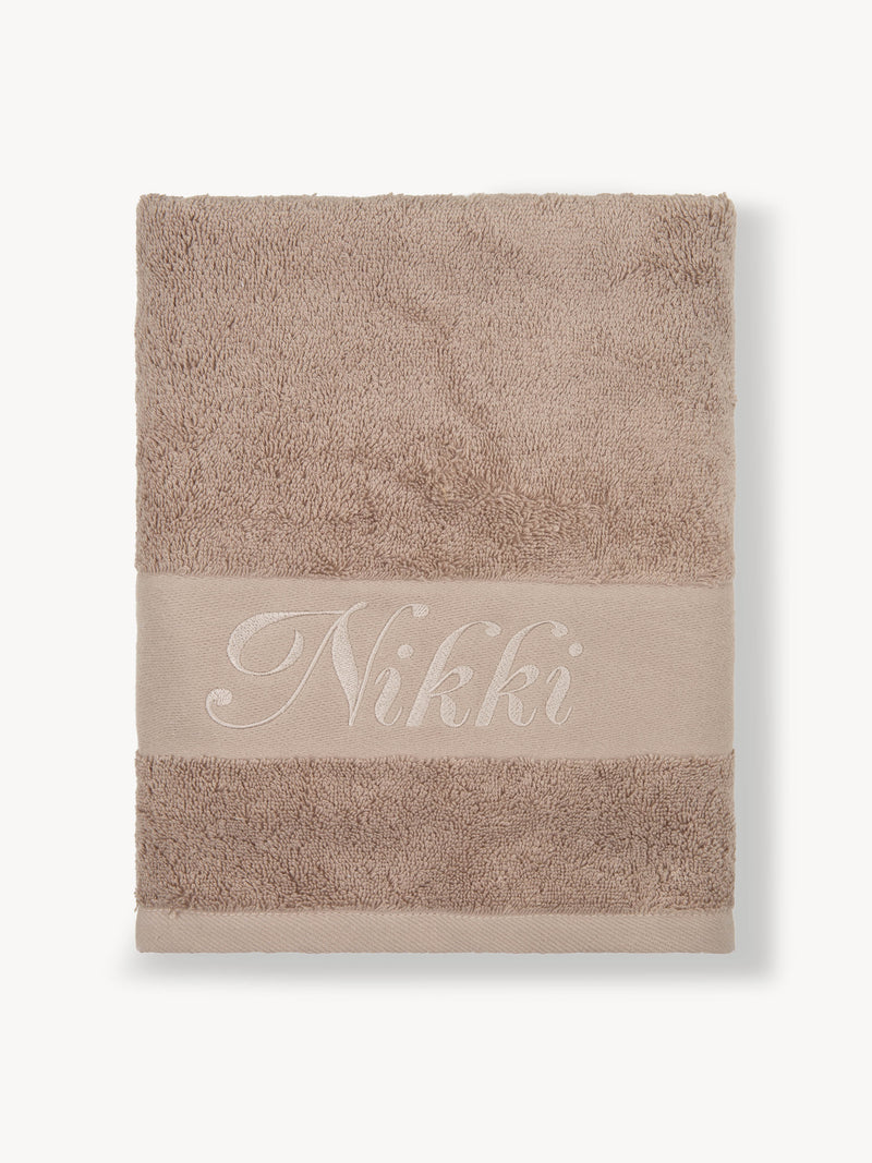 Badetuch klein Taupe