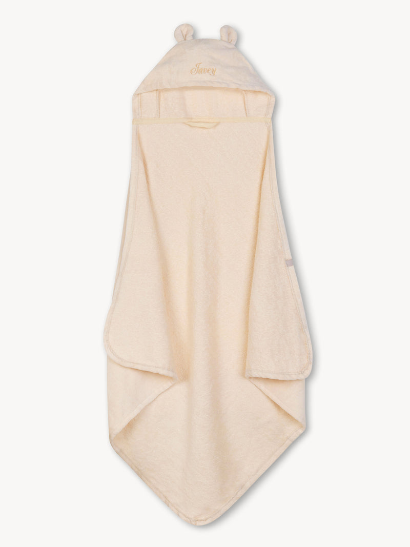 Badecape Bär Creme