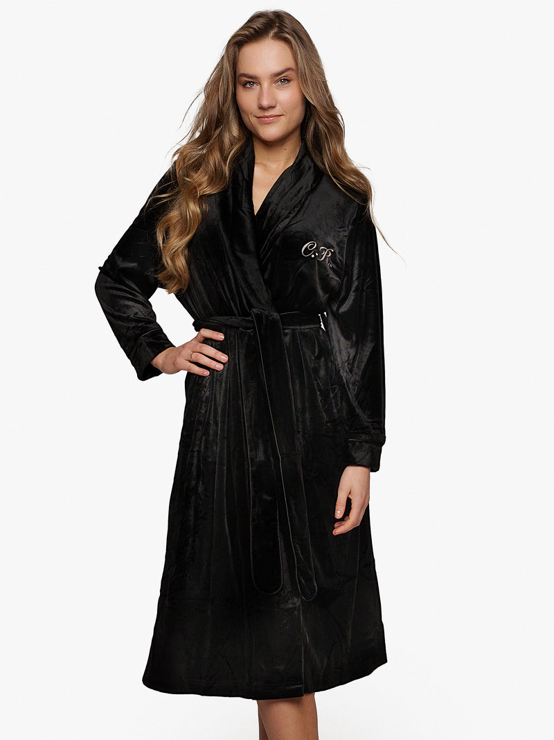 Kimono Velours Noir