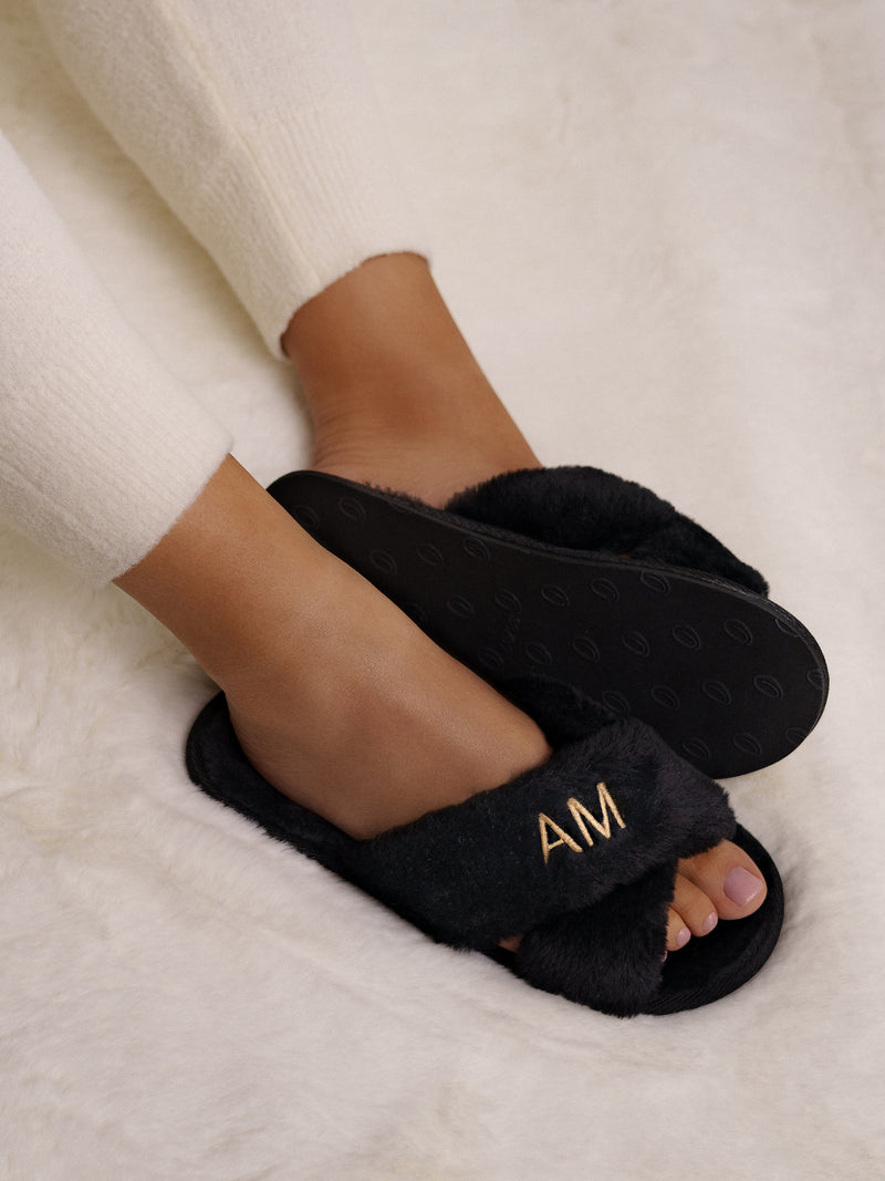 Pantoffel Midnight Black