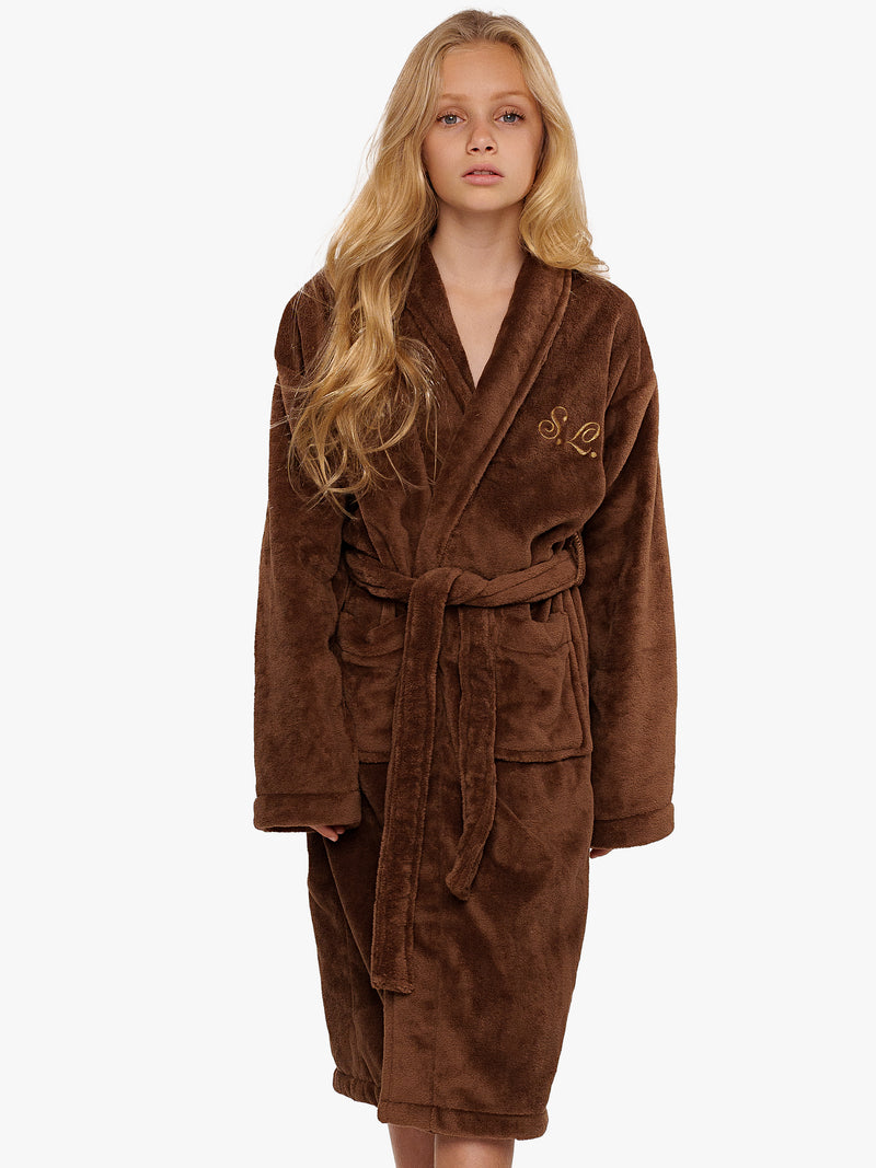 Kinderbademantel Chocolate Brown