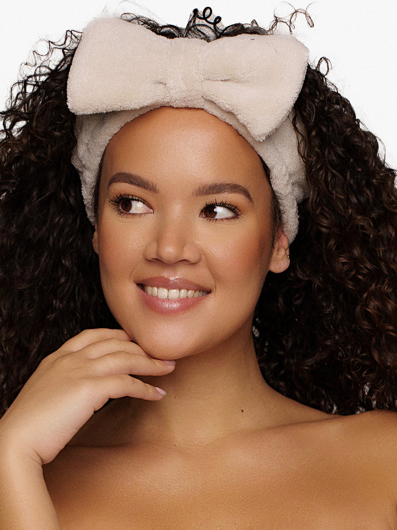 Diadema Lazo Crema