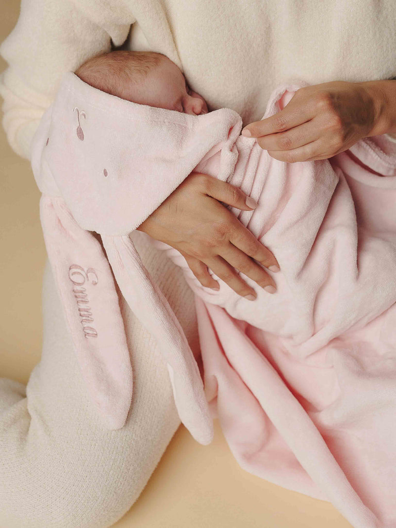 Capa de Baño Conejito Rosa Claro